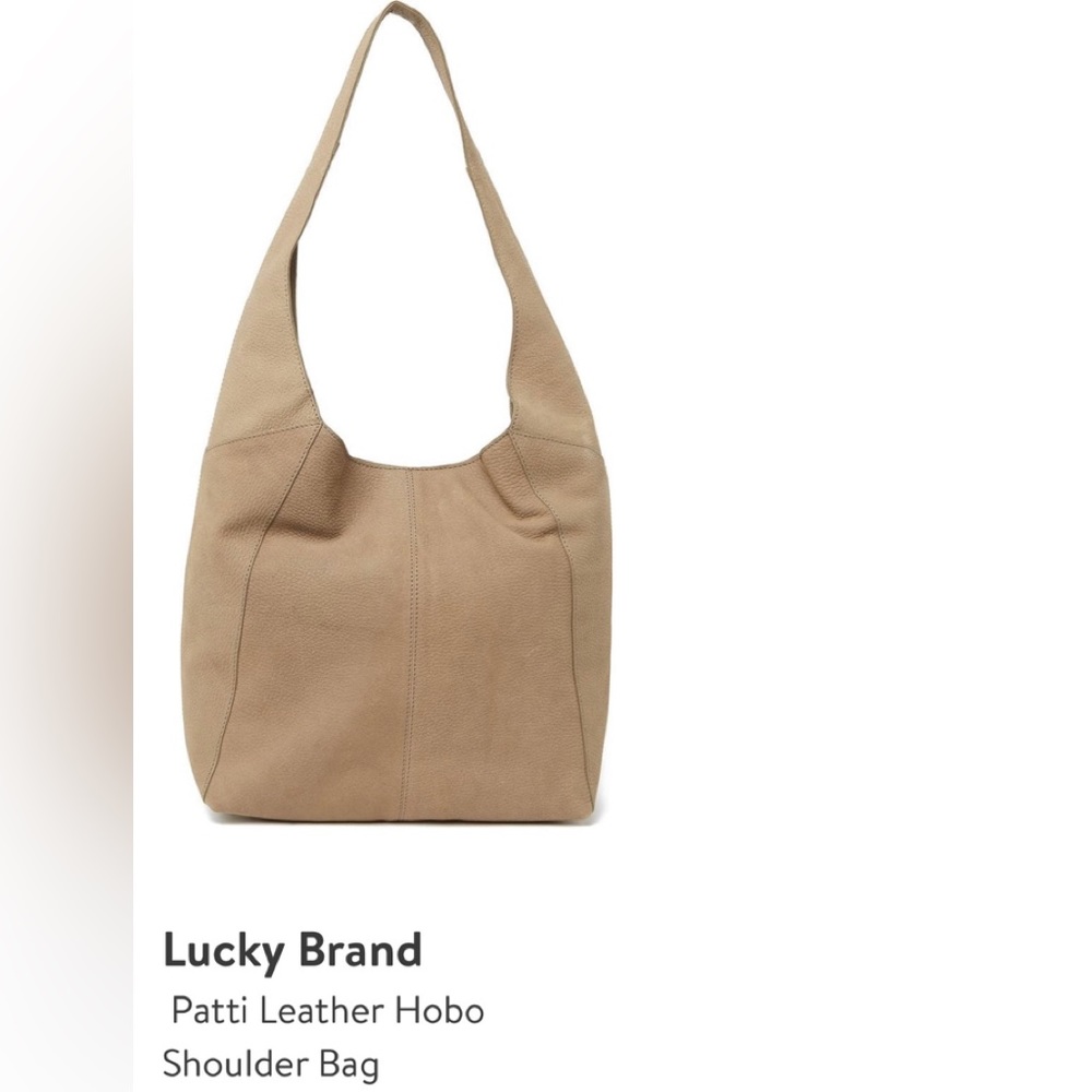 Lucky Brand Patti leather hobo shoulder bag